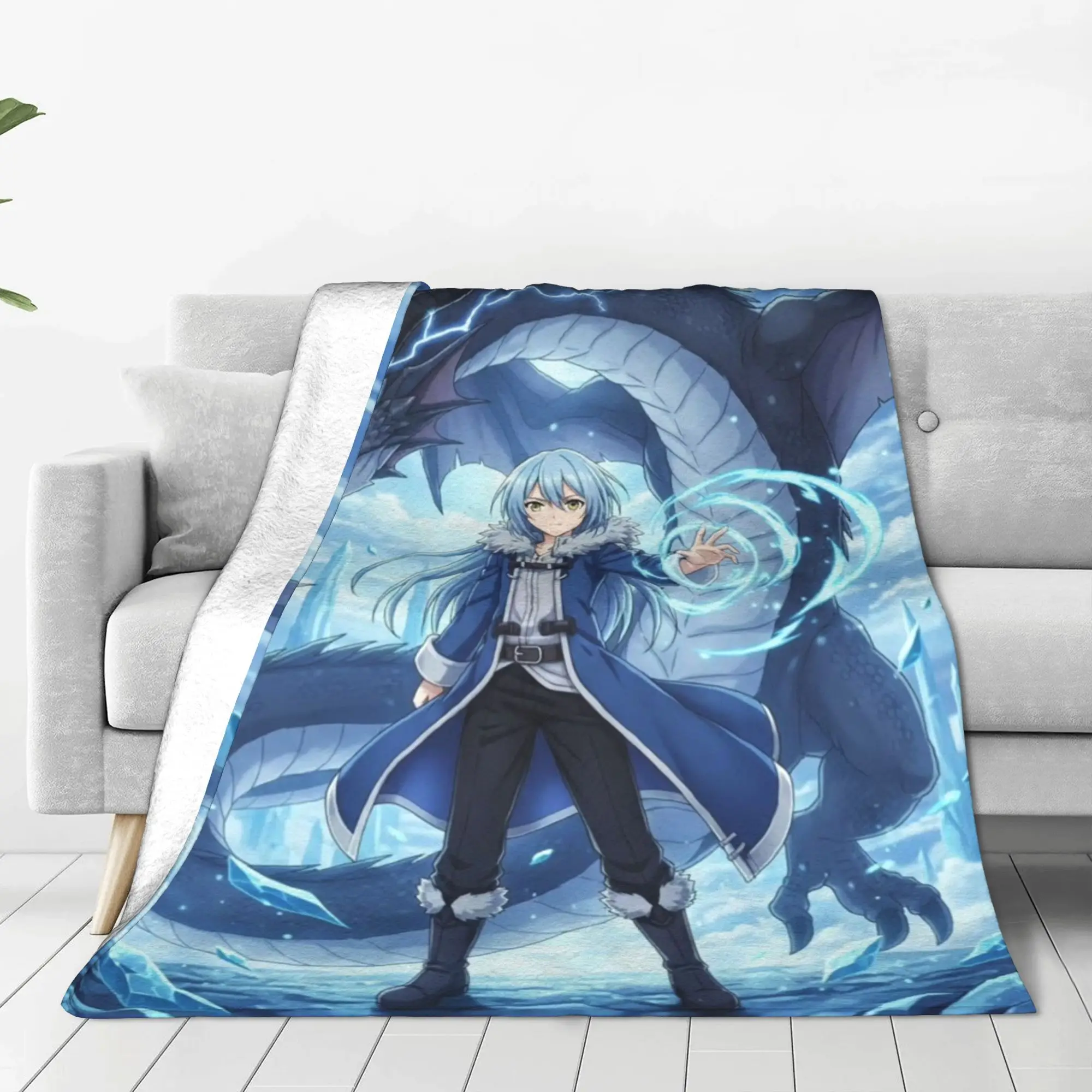 That Time I Got Reincarnated as a Slime Blanket All SeasonBreathable Thin Throw Blankets For home Outdoor Plush Thin Quilt