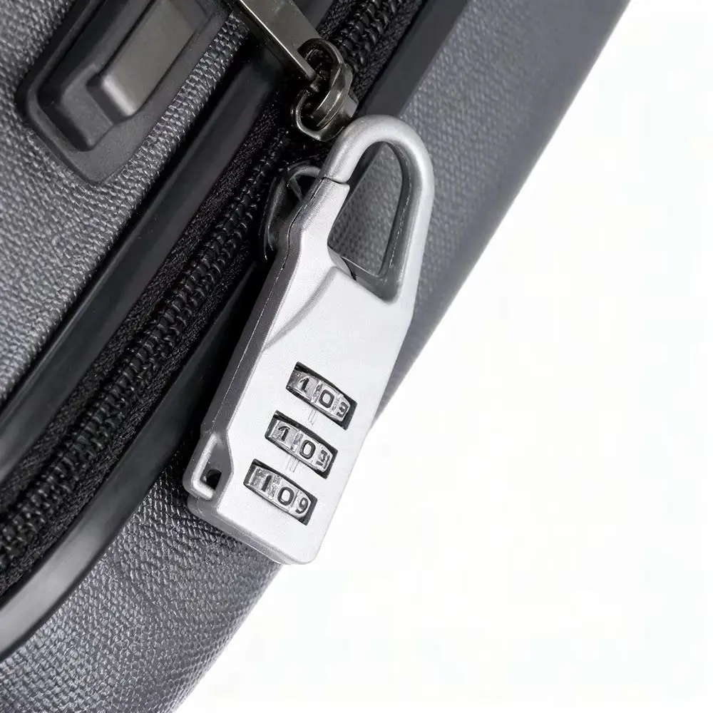 Mini Travel Padlock Luggage Locks Portable Resettable 3 Combination Digit Code Number Combination Suitcase Password Lock