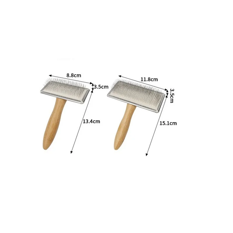 Dog Grooming Solid Wood Comb Brush for Long Hair