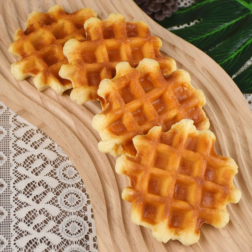 3/5/10Pcs 인공 와플 모델 가짜 시뮬레이션 와플 - Photography Food 리뷰 및 가격