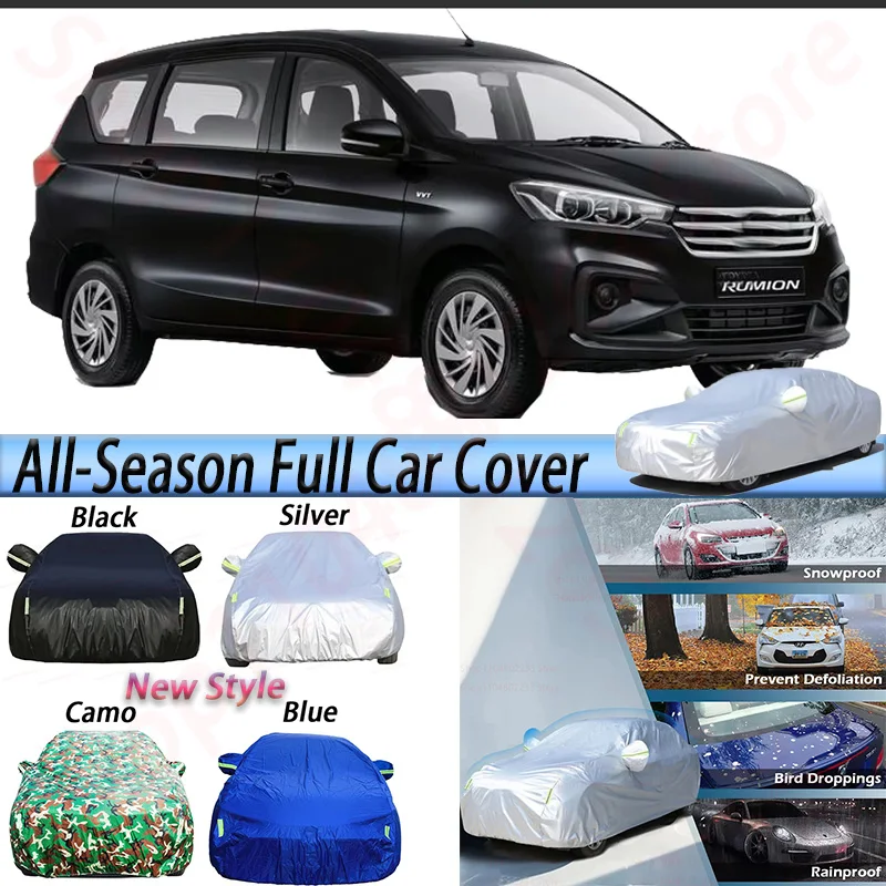 

Full Car Cover Sun Shade Anti UV Rain Snow Resistant Auto Cover Dustproof For Toyota Rumion 2020-2025 Waterproof Car Covers