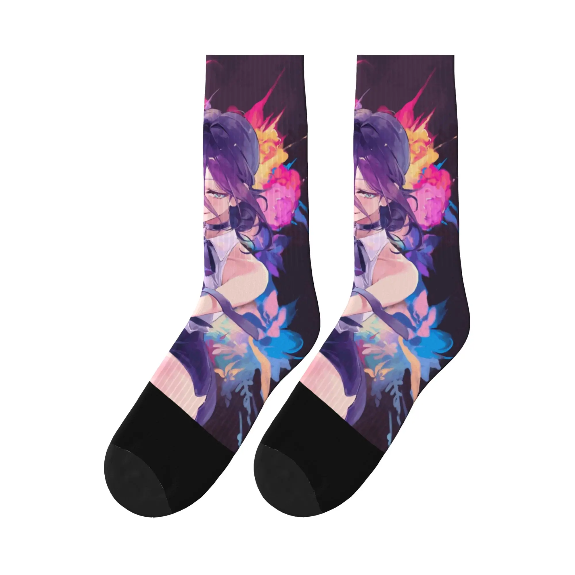 

Anime Japan Reze Socks Non Slip Stockings Adults Men Breathable Running Socks Autumn Funny Graphic Socks