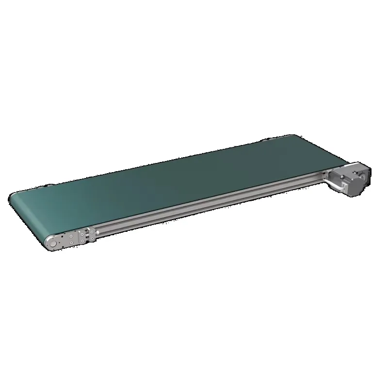 

Mini conveyor belt system for food and beverage processing plants, durable
