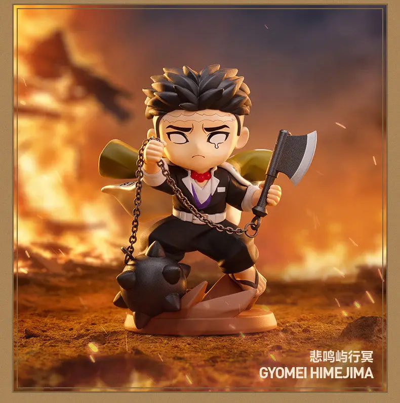 Echte POPMART Demon Slayer Zweite Generation Blind Box Kawaii Battle Anime Figuren Desktop-Ornamente Sammlerstücke Spielzeug Geschenk – Detail 17