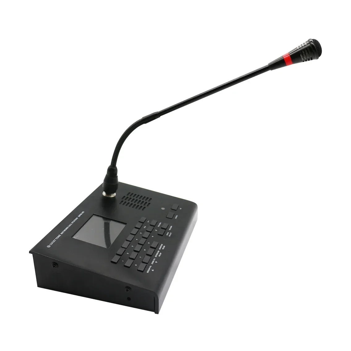 IP Network Public Address System Intercom Call Station Desktop Paging Microphone