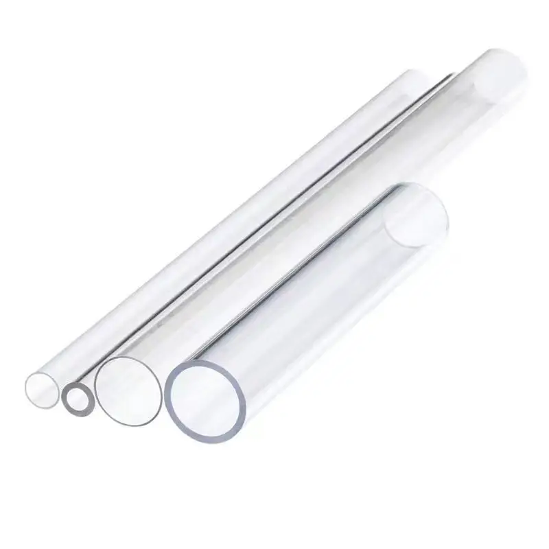 2 قطعة أنبوب أكريليك صلب أنبوب دائري O.D.25-38 مللي متر 7.87 بوصة طويلة لملحقات حوض السمك خزان الأسماك تجهيزات أنابيب إمداد المياه