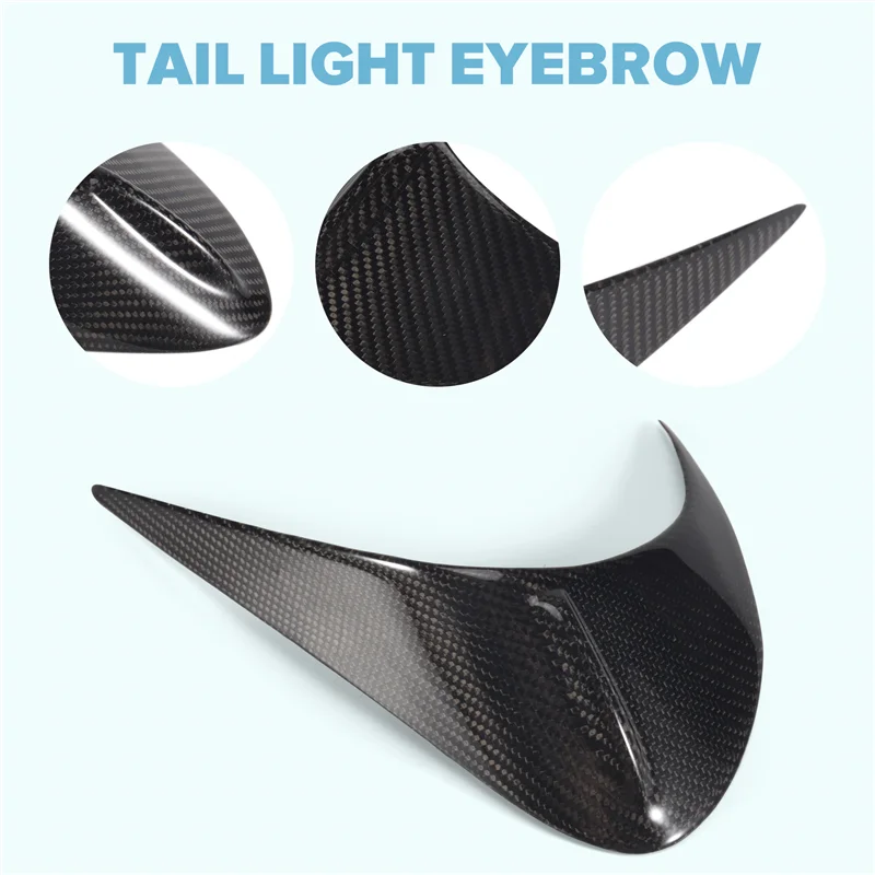 

For Toyota 86 FT86 GT86 Subaru BRZ 2012-2020 Carbon Rear Tail Light Eyebrows Cover Body Kit-A02G