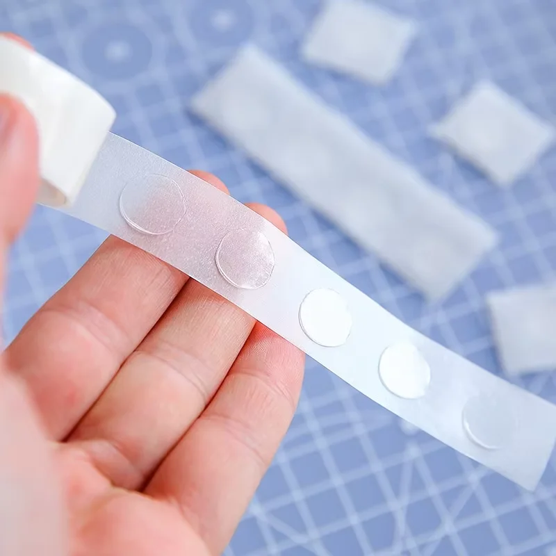 100Pcs Glue for Balloon, Party Decoration, Double-Sided Glue for Office Supplies, for Stickers, Clippers, Diaries, Photos, Notes and Balloon Party