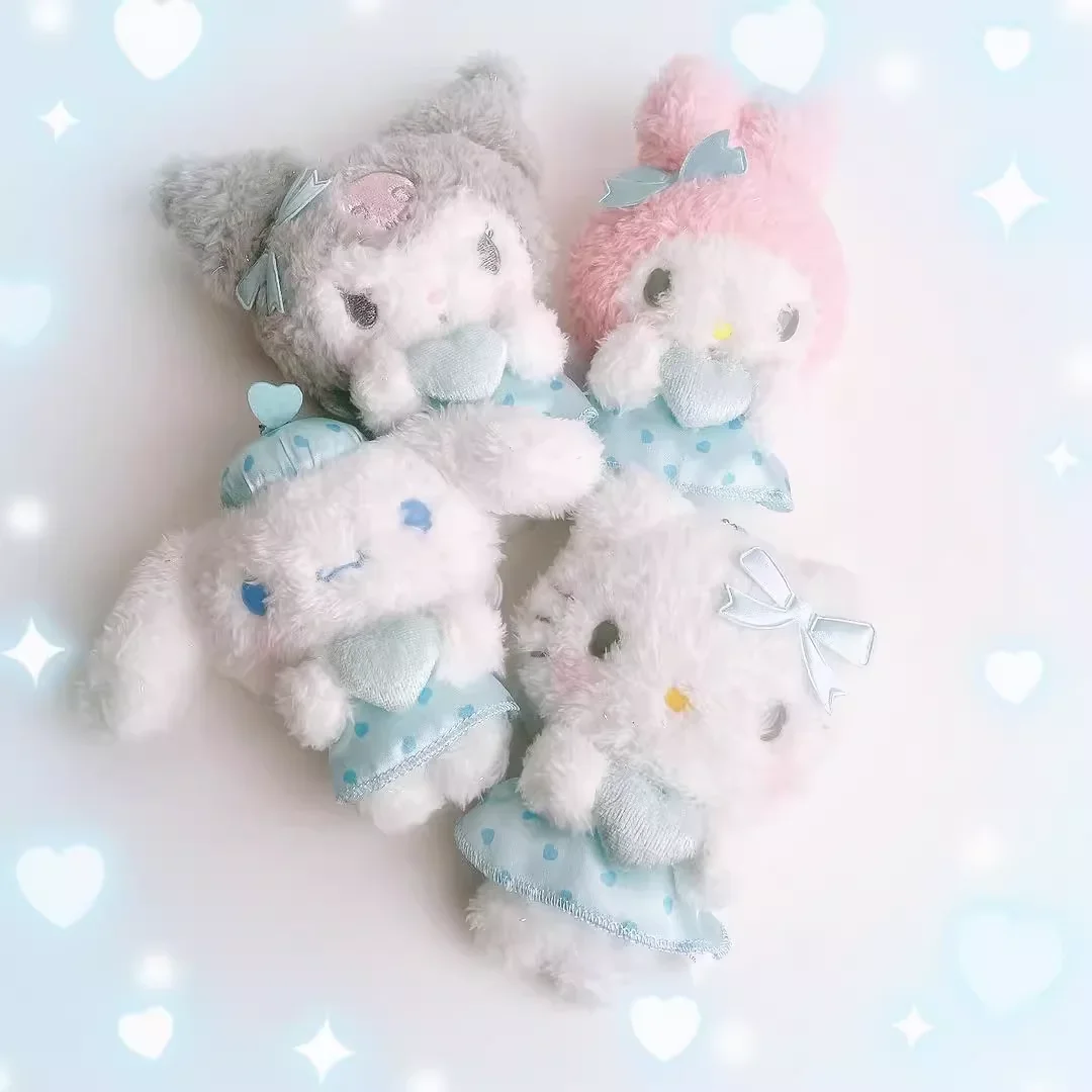 2024 Sanrio Dream Angel Wings Series 2 Melody Kuromi Cinnamoroll Kitty Pendant Cell Phone Chain Album Card Holder Anime Toy Gift