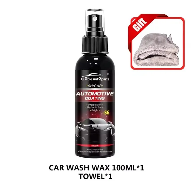 Keramik für Autos, beschichtet, 9H Nano, flüssiges Glas, plattiert, Kristall, hydrophob, wasserfest, Polierfarbe, Härtegrad, Kristall-Autopolitur – Detail 2