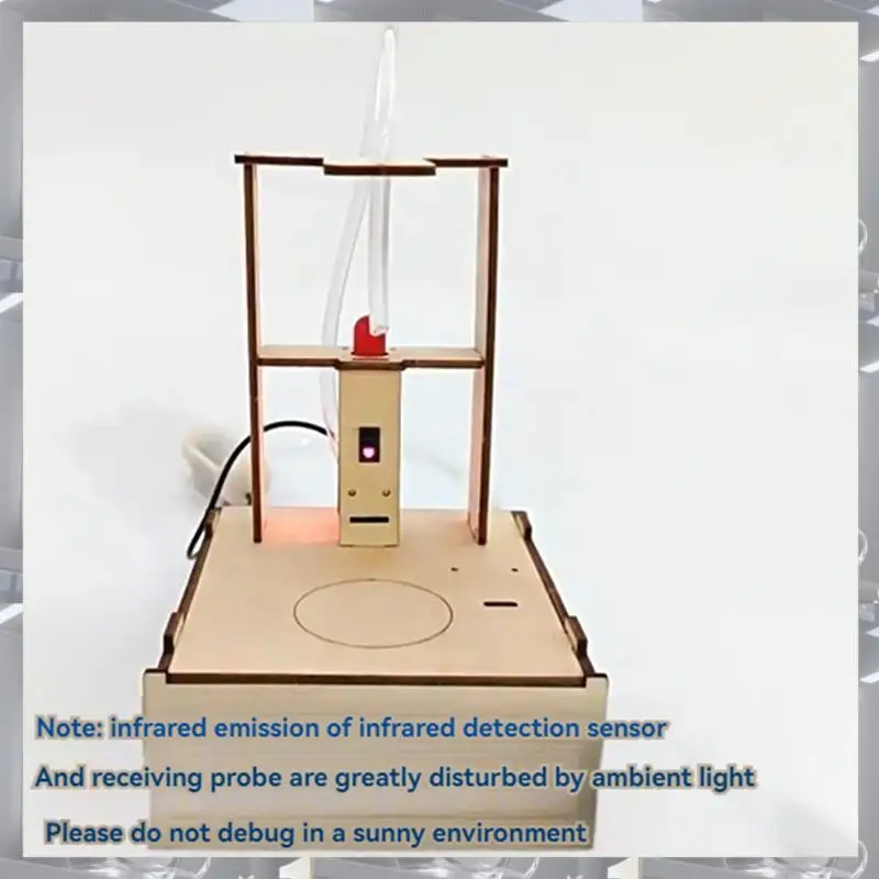 Hot Selling-DIY Infrared Sensor Water Dispenser Model Science Experimental Tool Kit For Learning Wooden Puzzle Games,DIY Infrare