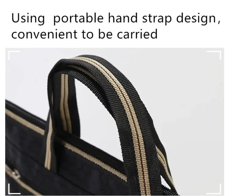 Aktentaschen mit großer Kapazität, Handtasche, Dokument, Laptop, Organizer-Pack, Buch, Business, IPAD, elektronische Aufbewahrungstasche, Zubehör – Detail 11