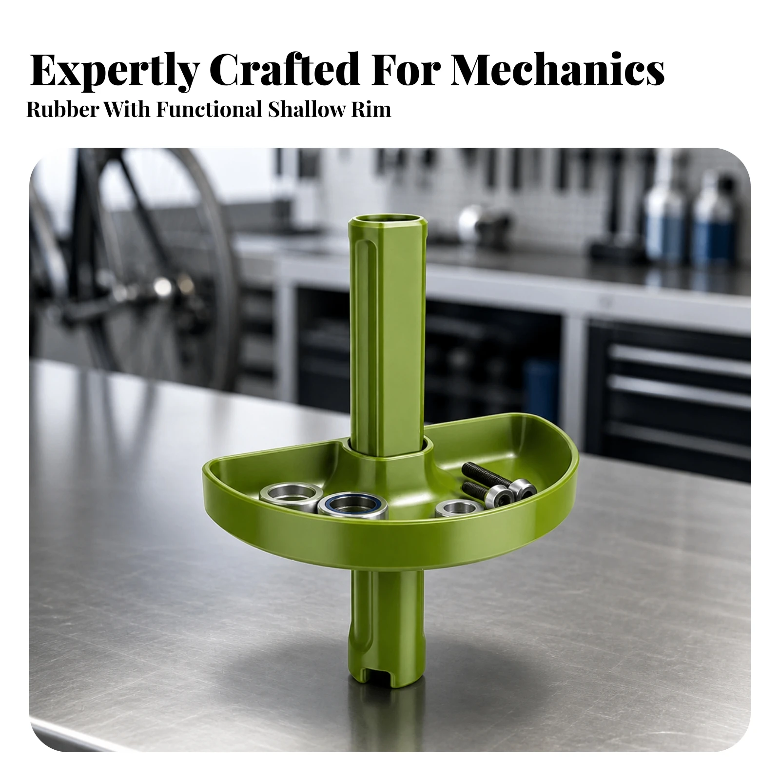Two-Wheeled Vehicle Head-Tube Removal Tool with Tray Portable Head-Tube Removal Tool Remover Detachable Better Toughness