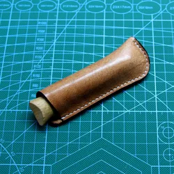 Handmade Vegetable Tanned Genuine Leather Folding Knife Cover Leather Scabbard for OPINEL NO.5 NO.6 NO.7 NO.8 NO.9