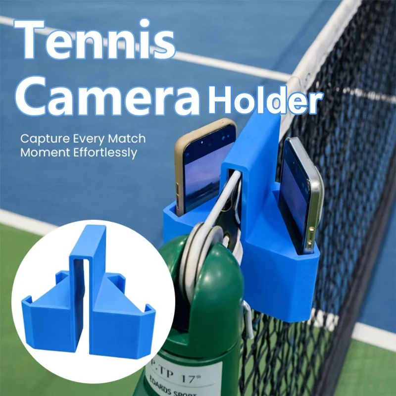 

Fence Phone Mount Portable Clamp Tennis Camera Holder For Match Analysis Court Practice Live Streaming Sports Phone Storage Rack