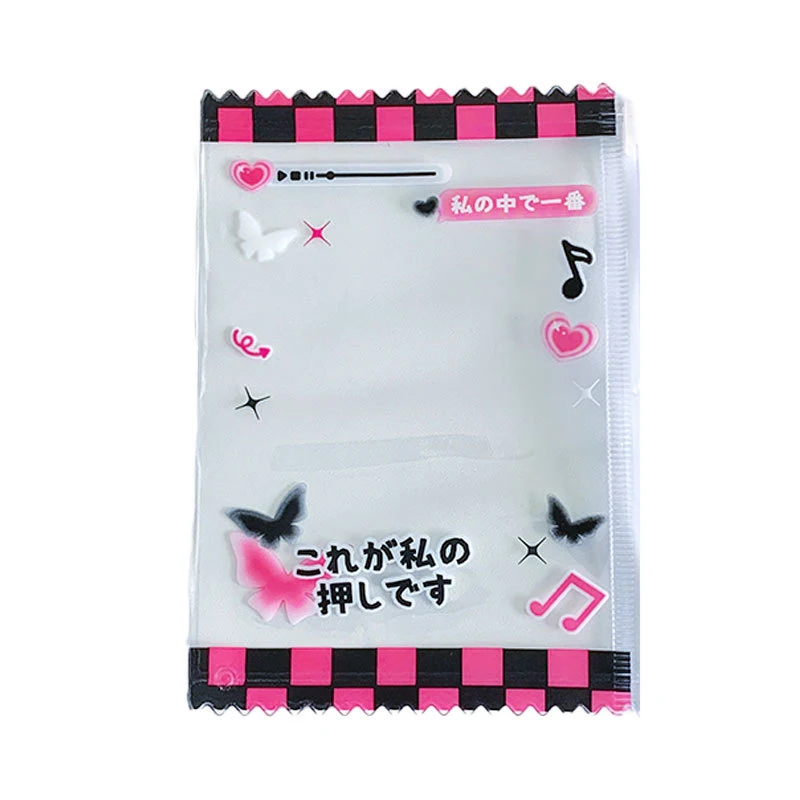 

Креативная сумка для конфет, держатель для фотокарточек, реквизит, сумка для хранения значков, витрина, подвеска, идол, защитный чехол для фотокарточек, держатель для карт