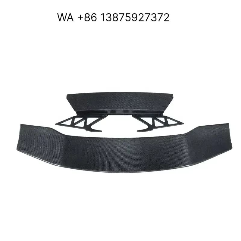 Wmwmnu for DMC Style Dry Carbon Fiber Rear Spoiler for Huracan LP580 LP610 Trunk Lip Guide Wing