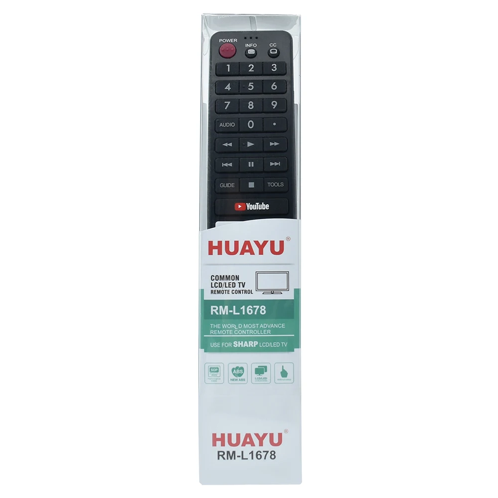 New RM-L1678 For Sharp AQUOS LCD LED Smart TV Remote Control GB234WJSA GB346WJSA GA455WJSA GB139WJSA GB234WJSA G8275WJSA HUAYU