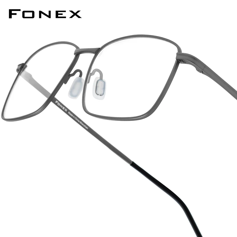 

FONEX Titanium Eyeglasses Frame Men Brand Design Square Glasses for Women Ultralight Weight High Quality Japanese Eyewear 85705