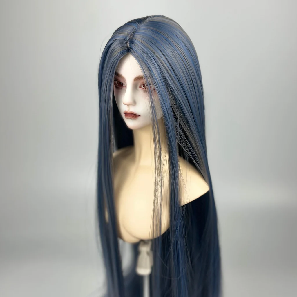 1/6 1/4 1/3 Scale BJD Wigs High-Temperature Silk Long Hair Samurai Wig For YOSD MSD SD13 SSDF ID72 Uncle Doll Accessories A1431