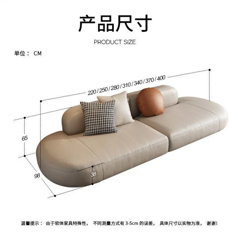 Creative office sofa living room modern low arm sofa special-shaped fabric lounge area reception room round sofa