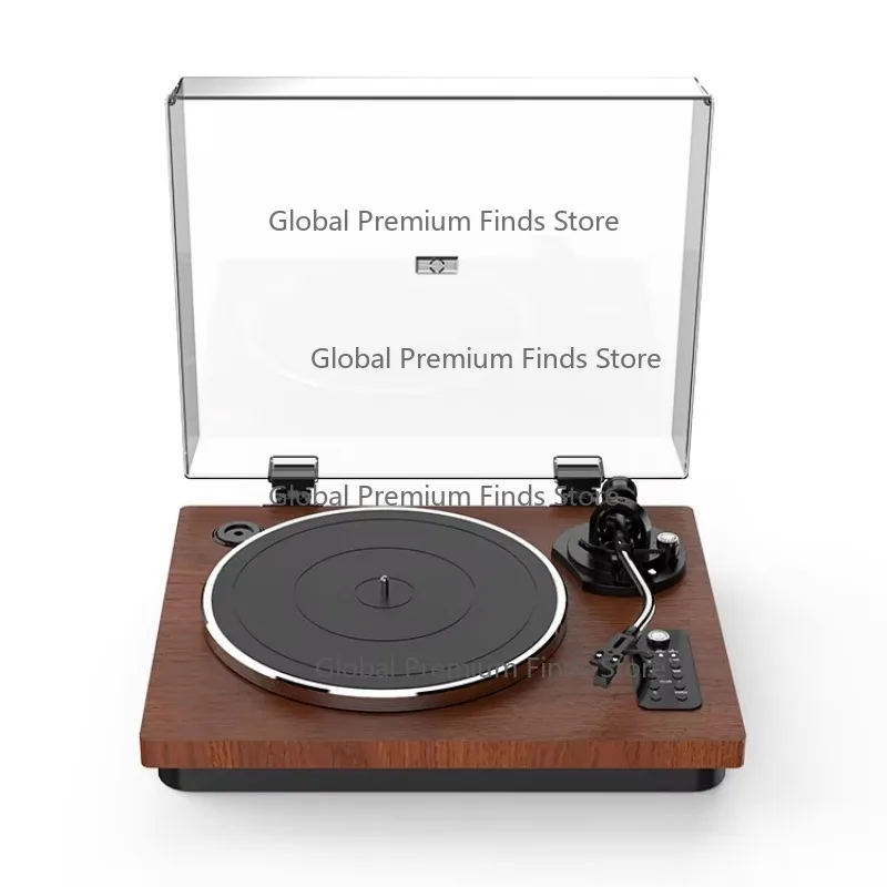 Blue Tooth Variable Speed Control Auto Return Built-in Phono Preamp Ma-gnetic Cartridge Anti-Skate Turntable Vinyl Record Player