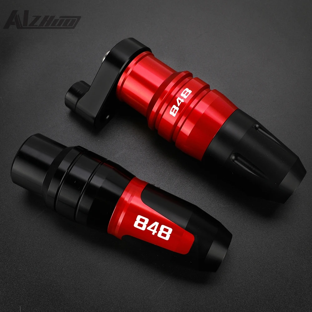 For DUCATI 848/EVO 848 EVO 2007 2008 2009 2010 2012-2013 Falling Protection Frame Exhaust Slider Faring Guard Crash Protector