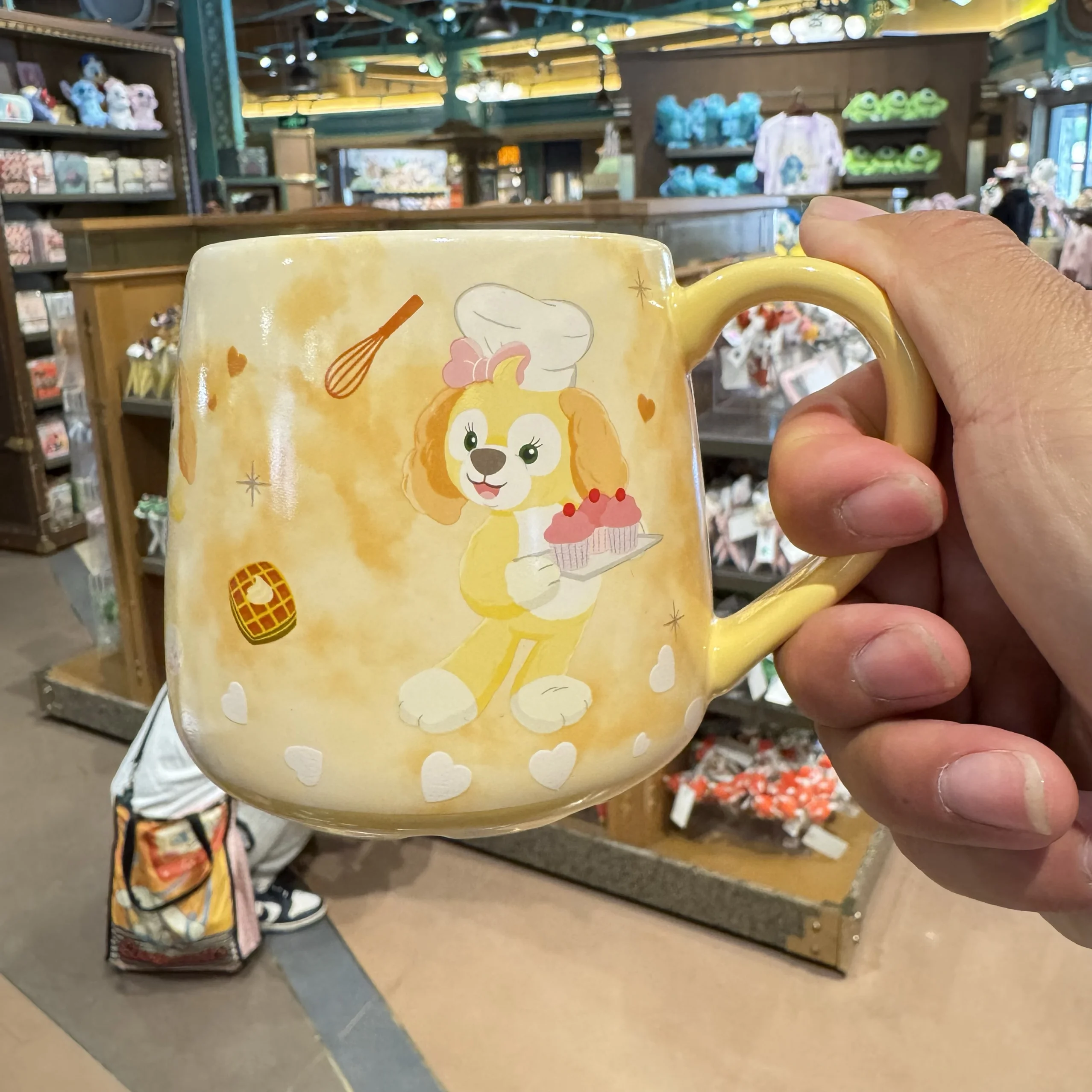 상하이 디즈니 더피와 친구들 StellaLou & LinaBell 세라믹 머그 - 소녀들을 위한 생일 선물 또는 기념품