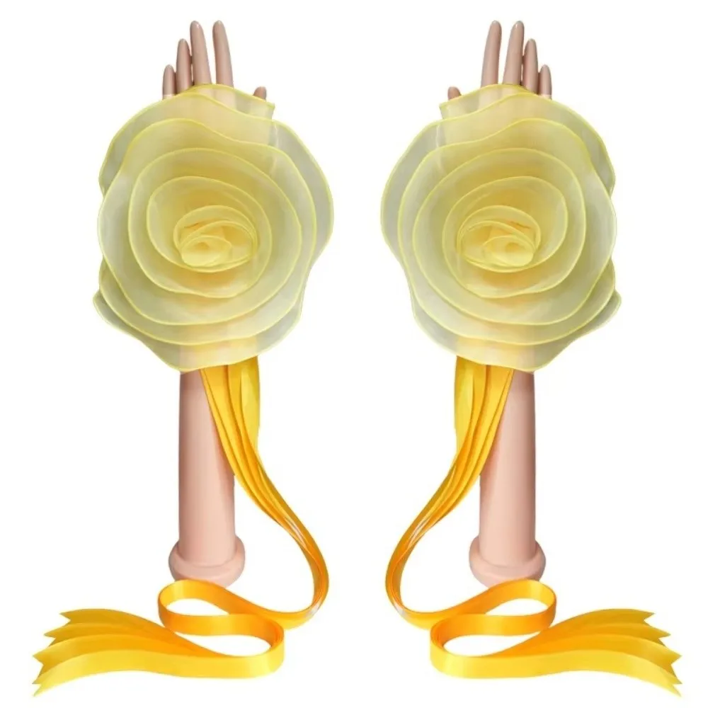 Stereo Flower Dance Wrist Straps Wrist Strap Dance Practice Modern Dance Hand Sleeve 3D Flower Hand Sleeve