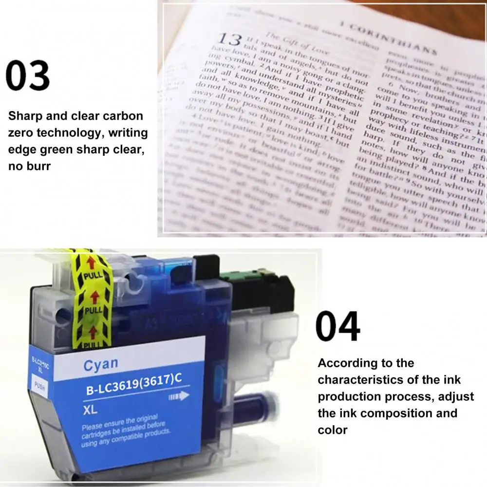Printer Ink Cartridge Compatible Ink Cartridge For Brother LC3619/LC3617/MFC-J2330DW/MFC-J2730DW