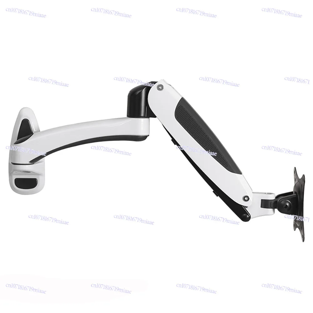 Computer monitor wall mount bracket 27 inch gas spring free hover industrial lift GM112W wall mount