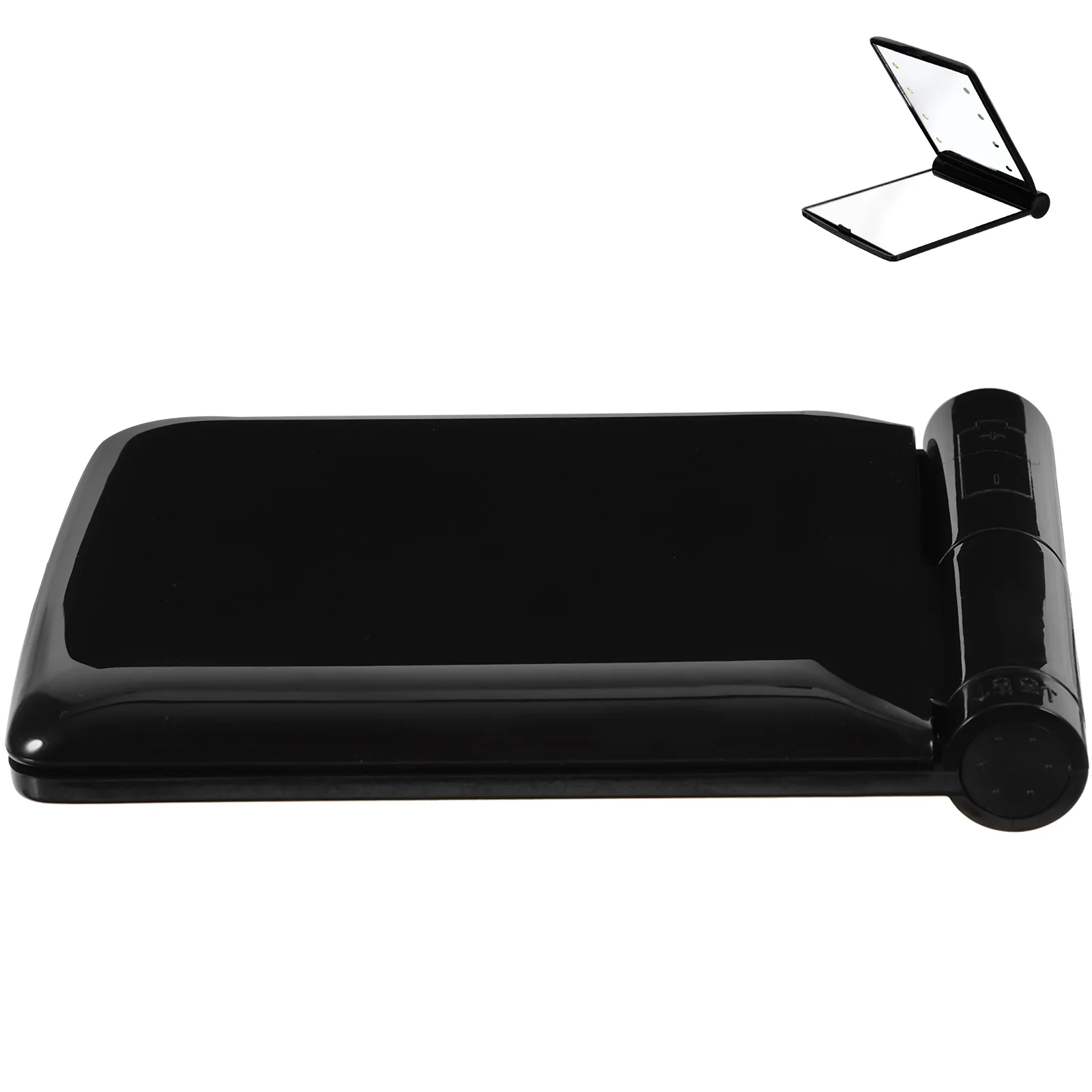 

Foldable LED Makeup Mirror Durable Portable Two-Sided Handheld Compact Mirror for Travel and Makeup Application