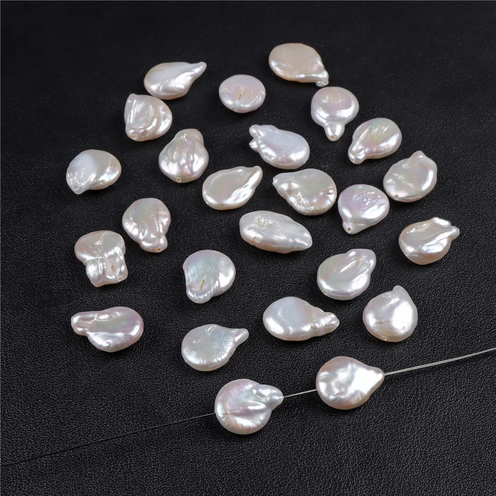 Freshwater Pearl Charms Long Stock Shape Square Round Natural Baroque Pearl Pendant For Jewelry Making DIY Necklace Bracelet