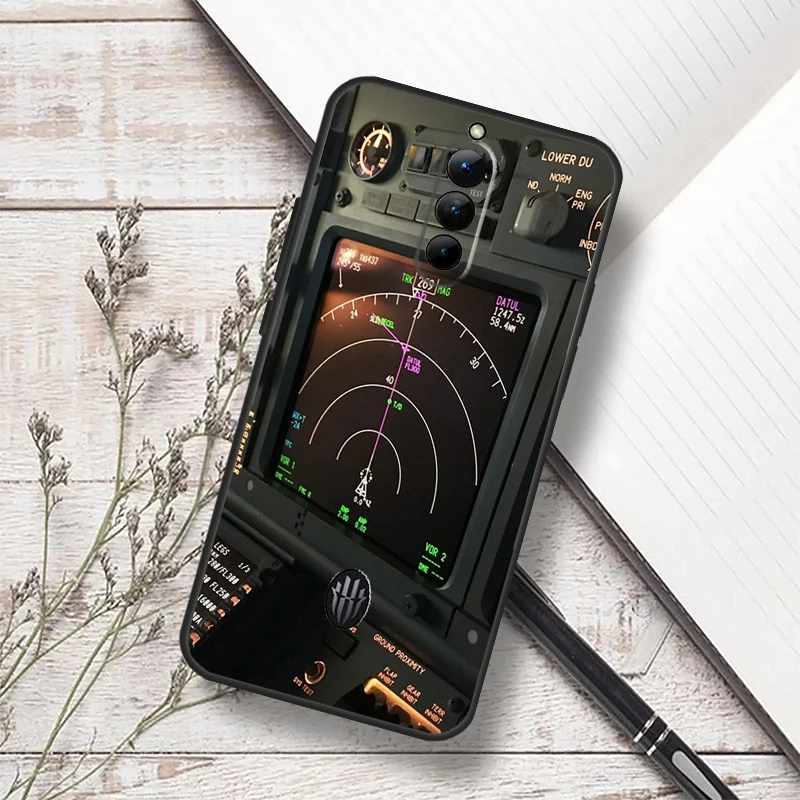 حافظة أدوات قمرة القيادة لطائرة هليكوبتر الطيران لهاتف ZTE Nubia Red Magic 10 Pro Plus 6 7 8 9 6S 8S 9S Pro 5G 6R RedMagic 10 Air Funda