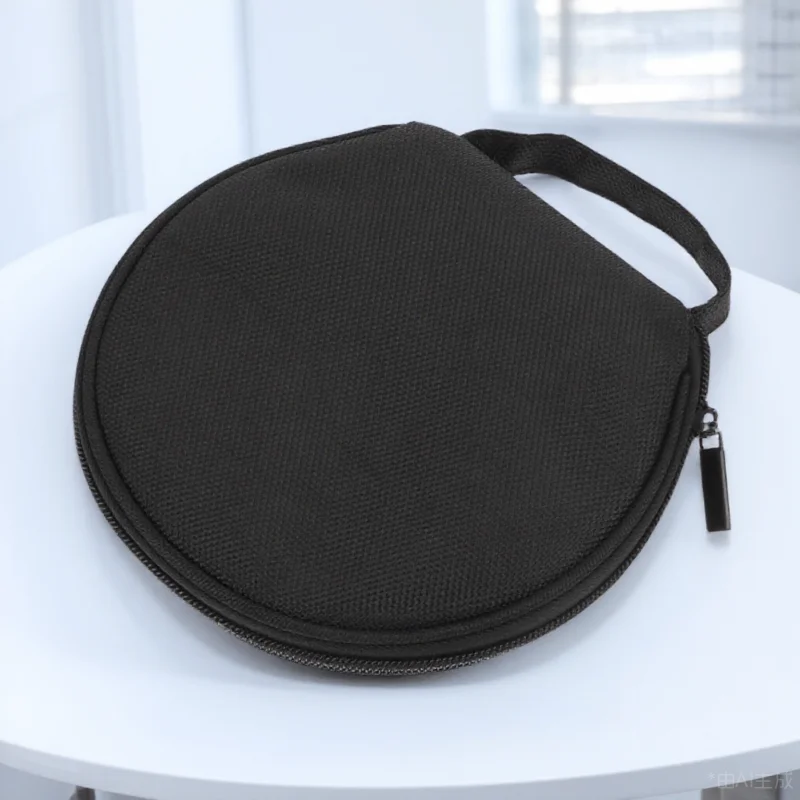 

Bag Large Capacity Portable Zipper Case Disc Holder Dustproof For Dvds Soft Interior Space Saving Sleek Design