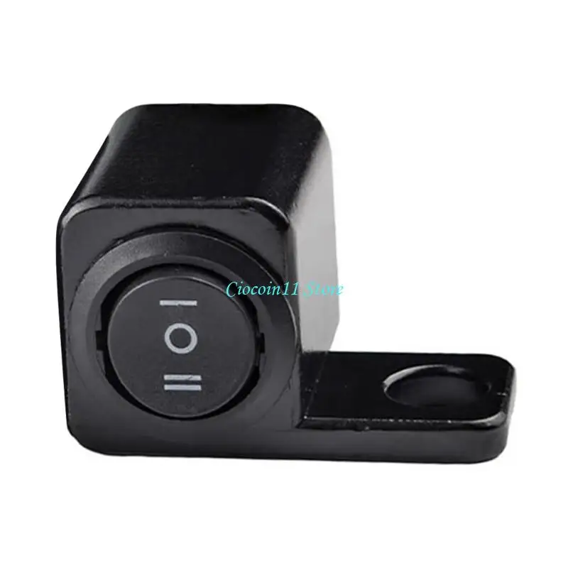Y1UB Motorcycle Headlight Switches 3 Speed Switches Button Handlebar Mirror Mount Switches Motorbike Accessories