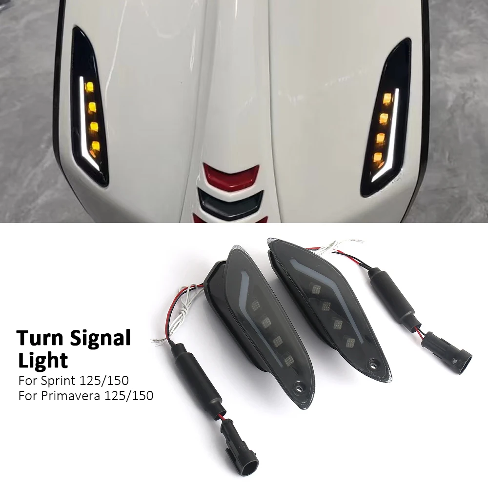 

For Vespa Sprint 125 SPRINT 150 Primavera 125 PRIMAVERA 150 Motorcycle Accessories LED Front Rear Turn Signal Light