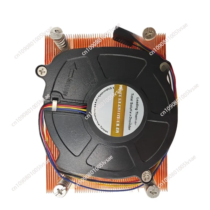 New High Quality 1U AM4 AM5 Cpu Cooler Server Heatsink with 8015 Fan for AMD Ryzen TDP Up To115W,With Back Kit 1UA28