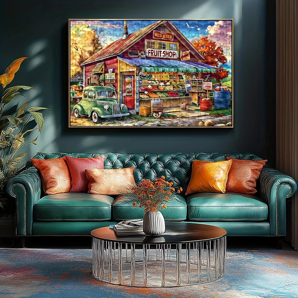 จิ๊กซอว์สำหรับผู้ใหญ่ 500/1000 ชิ้น - ปริศนาท้าทายขนาดใหญ่ที่ใช้ภาพที่ซับซ้อน เหมาะสำหรับคืนเกมส์ครอบครัวคลายเครียด