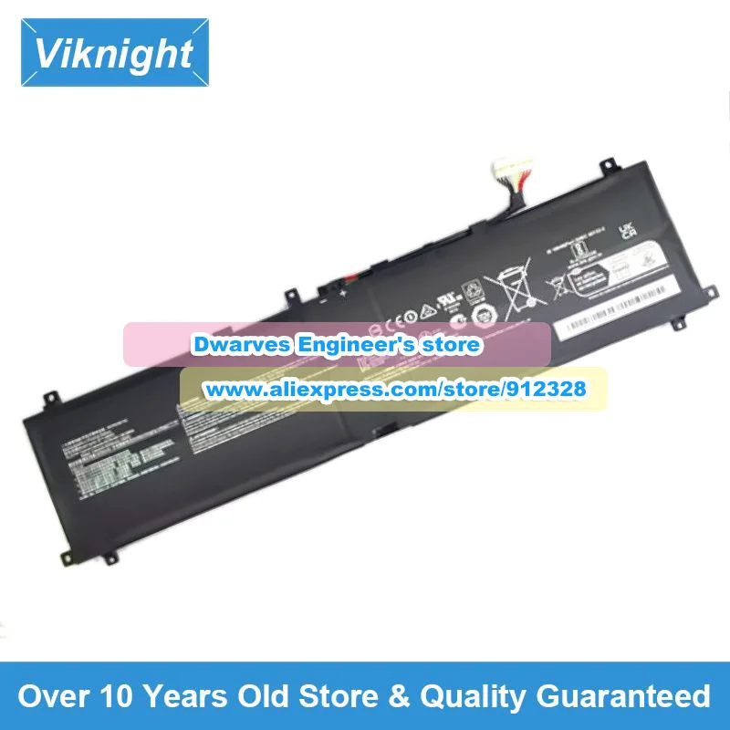 15.2V 6578mAh 99.99Wh Battery BTY-M6M3 For RAIDER GE78HX 13VG 13VX 13VH 13VI 13VI-242NL 13VH-046UK 13VG-041XES