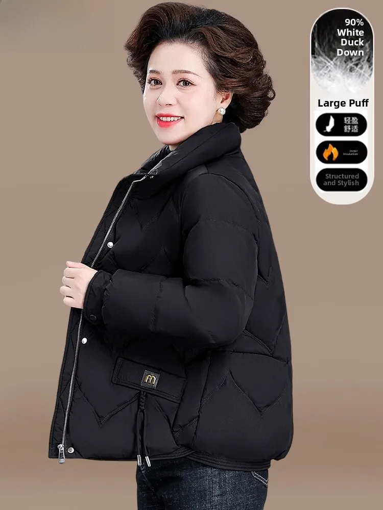 

Модная женская зимняя куртка Sli Midlife Mom: утепленная, на молнии, однотонная, в корейском стиле