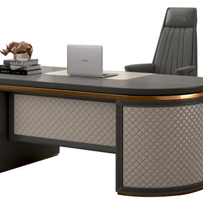 light luxury desk, simple modern fashion, computer writing, office desk and chair, home study furniture combination