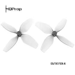 10Pairs (10CW+10CCW) HQPROP D2X1.9X4 4-Blade PC Propeller T51MMX4 Upgraded for FPV Freestyle 2inch Cinewhoop Drones DIY Parts