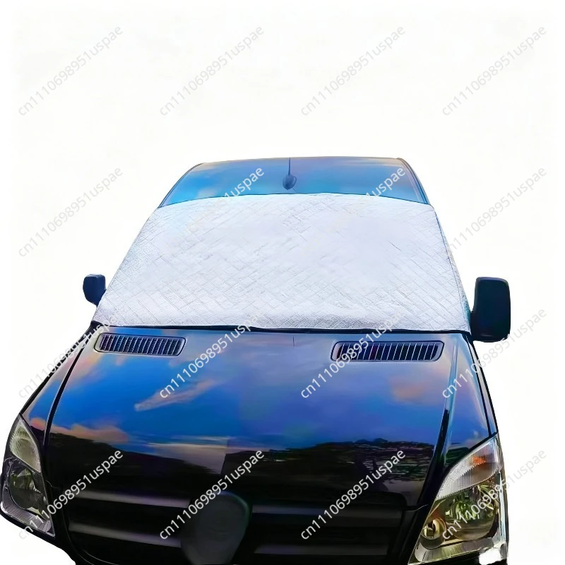 For RV Windshield Cover for Merce-des Benz Sprinter  Motorhome, RV Windshield Window Snow Cover for Ice and Snow Front Wind