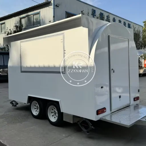

Fast Food Truck Snack Pizza Cart Ice Cream Cart Street Coffee Kiosk Concession Food Truck Coffee Ice Cream Trailer