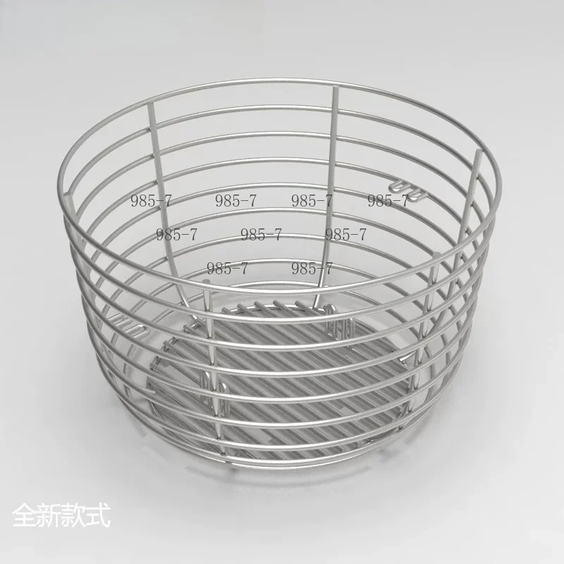 Ceramic Grill Charcoal Basket, Charcoal Dispenser with Baffle for Kamado Grill