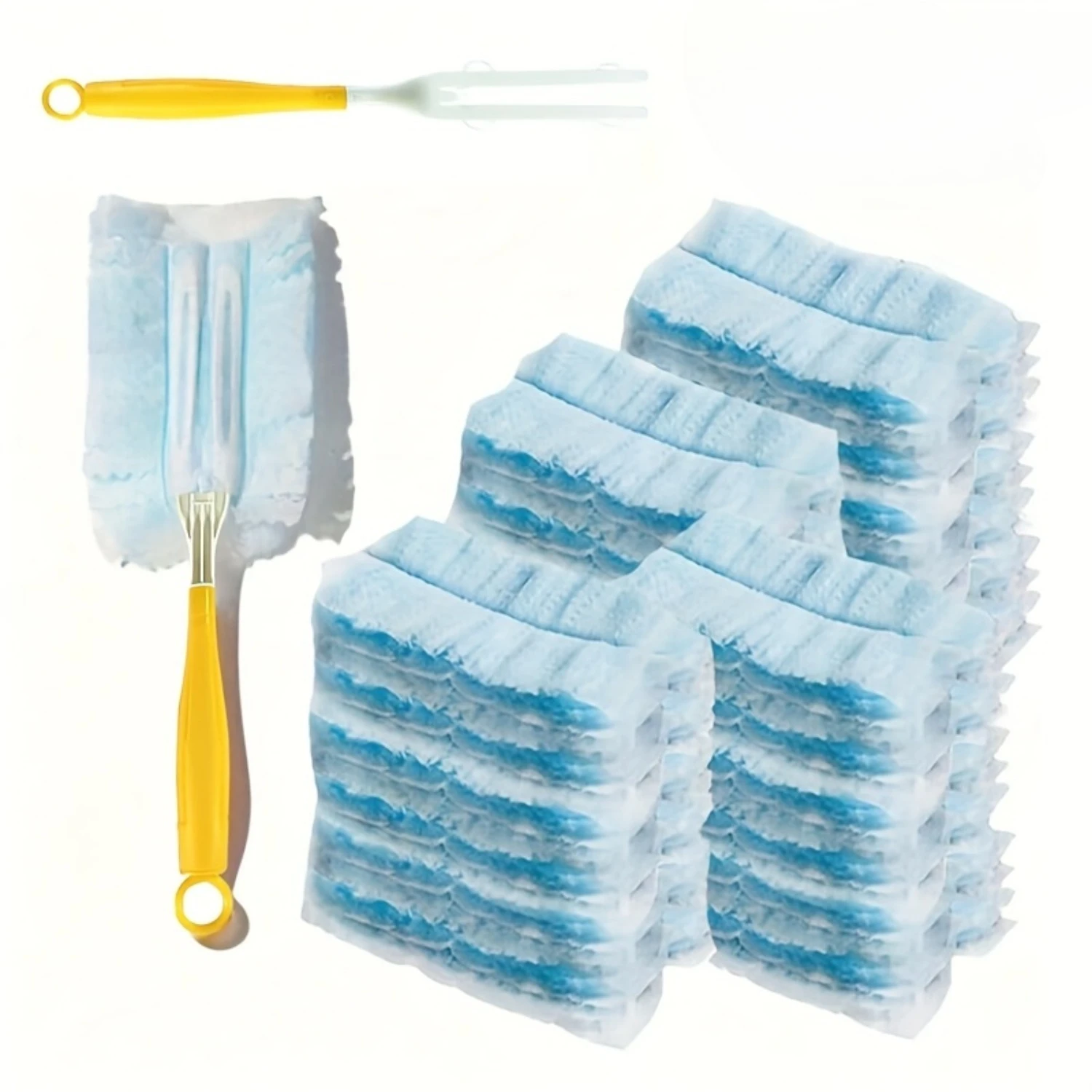 A Set of 10-31 Disposable Electrostatic Dust Dusters, Suitable for Dust Removal in Automobiles, Homes, and Computer Keyboards