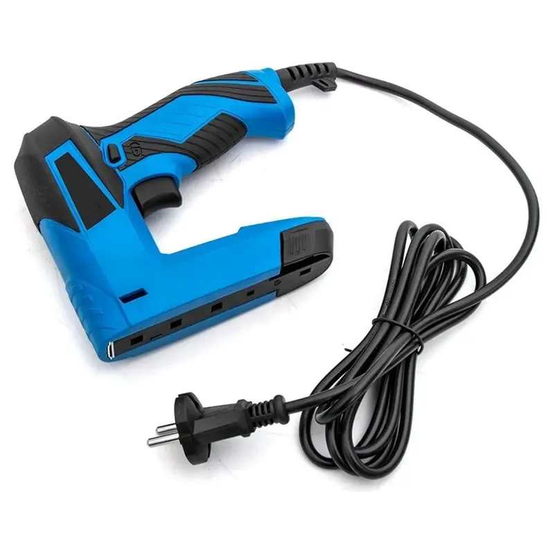 AB42-For Diyer Home Owners 2 In 1 Electric Staple Gun Set For Upholstery Renovation Power Tools EU Plug