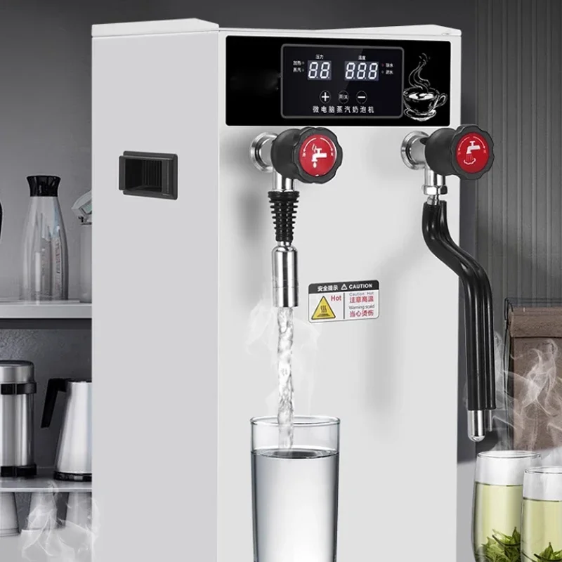 2500 ワットミルク泡立て器自動スチームマシン電気スチームミルク泡立て機エスプレッソコーヒーミシン商業
