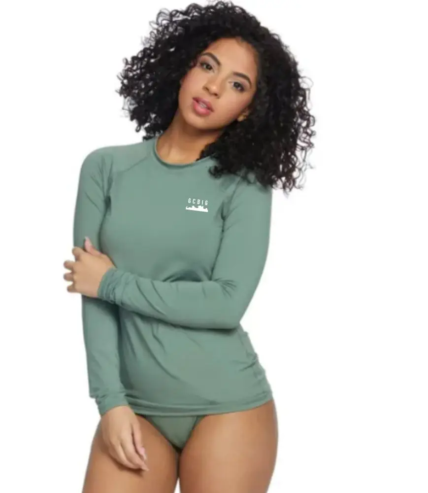 2025 Womens Surf T-Shirt Tops Gym Clothes Swimwear Long Sleeve Swim Floatsuit Uv Tight Rash Guard Surfing Suit Camiseta